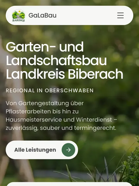 Mobile Startseite von Bardiqi Garten- und Landschaftsbau